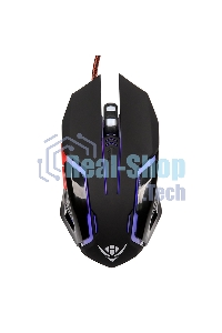 Мышь проводная Nakatomi MOG-20U черный, 2400 dpi, USB, кнопки - 6