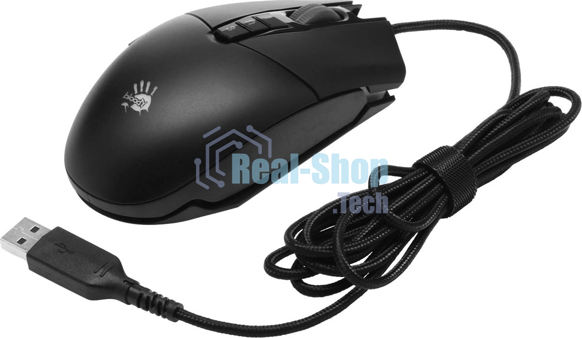 Мышь проводная A4Tech Bloody P91 Pro черный, 16000 dpi, USB, кнопки - 8