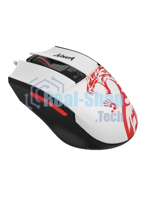 Мышь проводная A4Tech Bloody L65 Max белый, 12000 dpi, USB, кнопки - 7