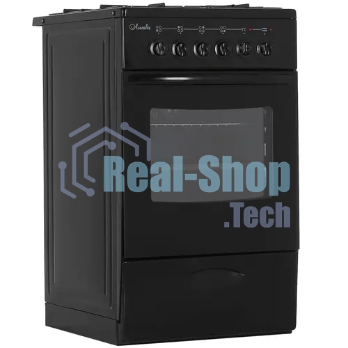 Плита комбинированная Лысьва ЭГ 401 МС-2у черный, конфорок 4 газовых, духовка 57 л, 50 см x 84 см x 60 см (без крышки)