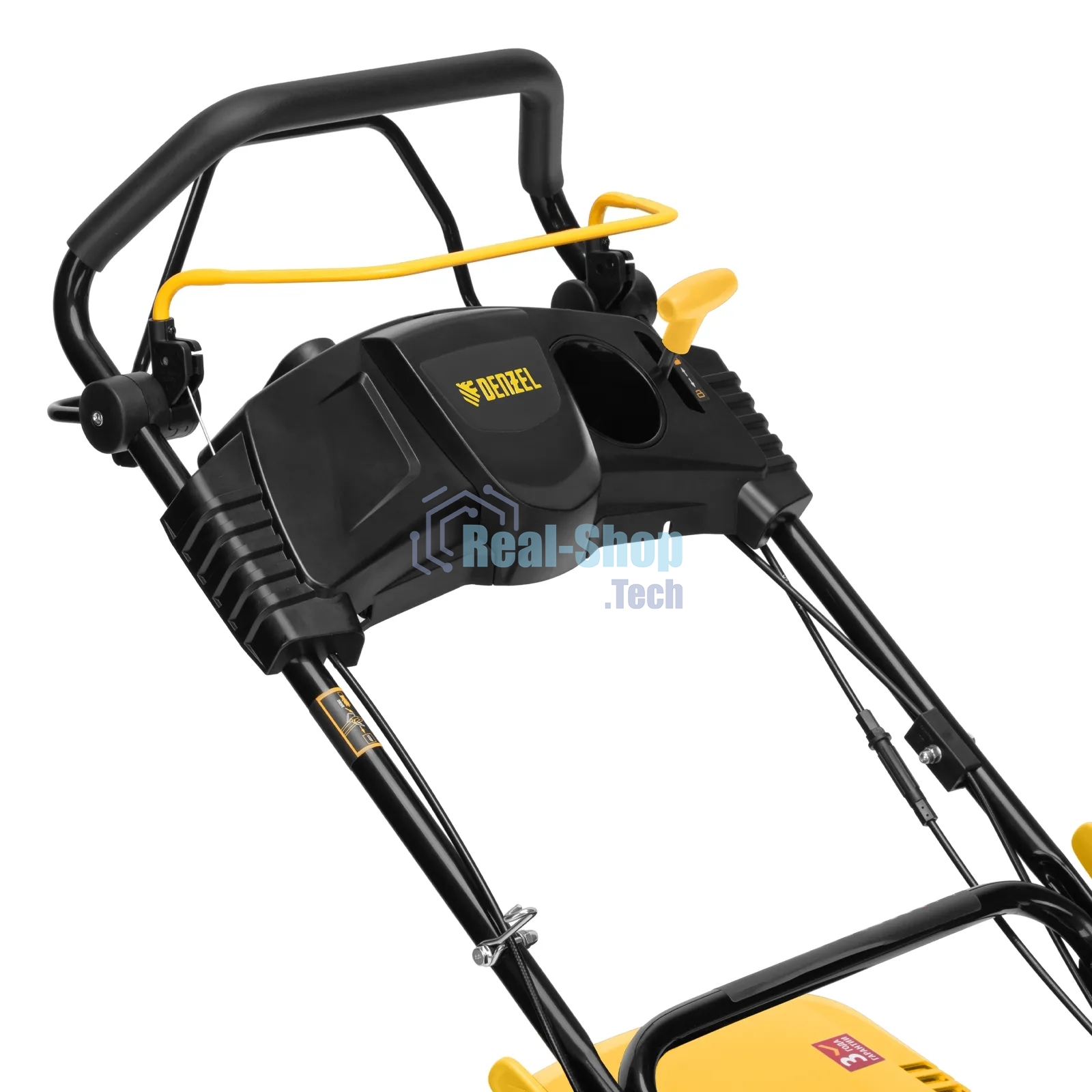 Бензиновая газонокосилка Denzel GLT-460SP-T, Trike 150 см3, 46 см, привод, панель, 60л