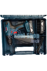 Дрель-шуруповерт аккумуляторная Bosch GSR 180 LI, 18В, 2 АКБ, Кейс