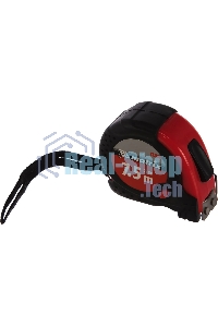 Рулетка Matrix Status magnet fixation, 7,5 м х 25 мм, обрезиненный корпус, зацеп с магнитом