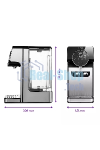 Термопот Kitfort КТ-2510 2.7л. 2600Вт серебристый/черный