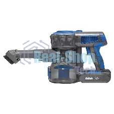 Пылесос вертикальный BBK BV3001 синий/серый, питание от аккумулятора, 150 Вт, уборка сухая, пылесборник 0.8 л, работа от АКБ max 30 мин