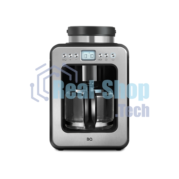 Кофеварка капельная BQ CM7001 серебристый/черный, исп. кофе - молотый/зерновой, 0.6 л, 600 Вт