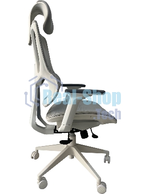 Кресло Cactus CS-CHR-MC02GY серый, сетка, подголовник