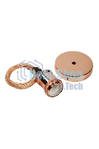 Светильник подвесной Smartbuy (SBE-CLHE27m-c) с патроном металлическим e27, 1 м, медь