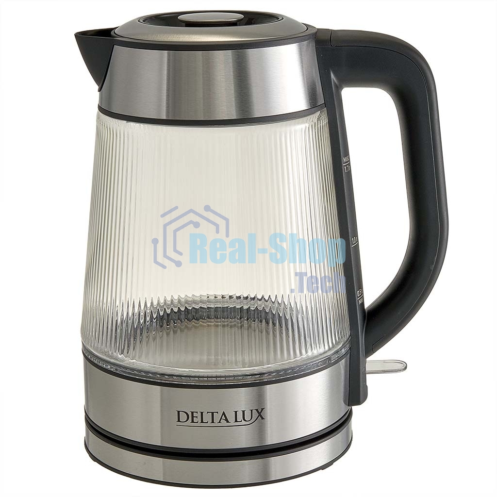 Чайник электрический DELTA LUX DE-1024 2,2кВт, 1,7 л