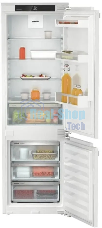 Встраиваемый холодильник Liebherr ICf 5103 белый двухкамерный 190/83 л морозилка снизу, капельная система