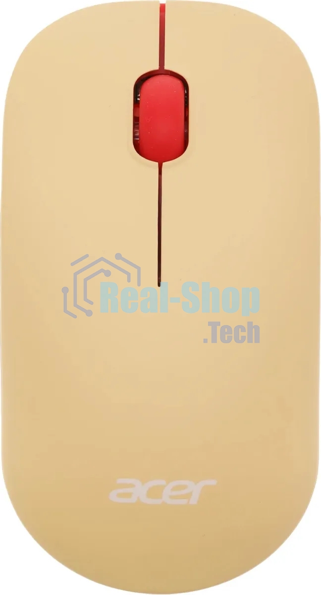 Комплект клавиатура + мышь Acer OCC205 беспроводной USB, 1200 dpi, розовый/бежевый