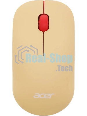 Комплект клавиатура + мышь Acer OCC205 беспроводной USB, 1200 dpi, розовый/бежевый