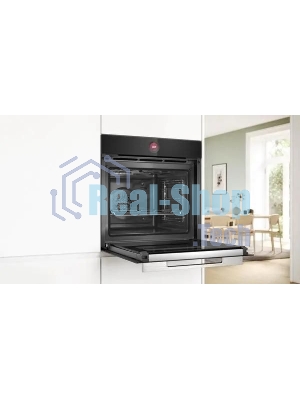 Встраиваемый духовой шкаф электрический Bosch HBG7721B1 черный
