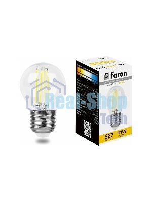 Лампа светодиодная Feron LB-511 (38015) 11W 230V E27 2700K прозрачная
