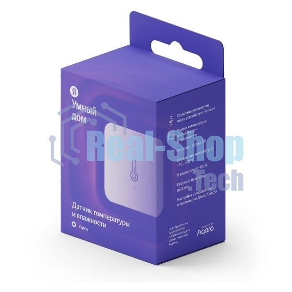 Датчик температуры и влажности, Яндекс, Zigbee YNDX-00523