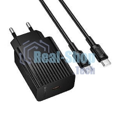 Сетевое зарядное устройство BOROFONE (6941991122736) BAS73Aaa 1Type-C 3.0A PD20W для Type-C Type-C черный