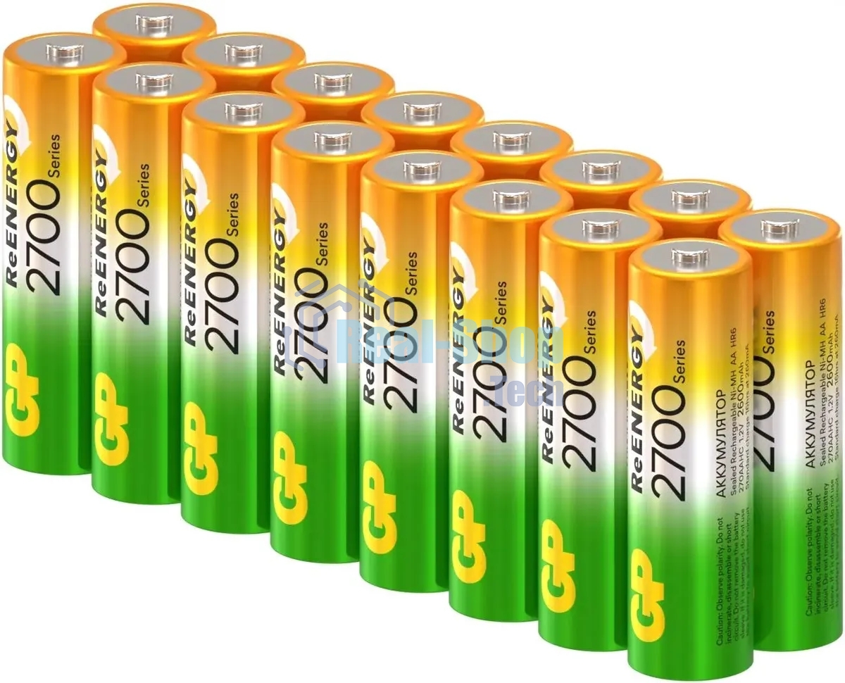 Аккумулятор GP 270AAHCRGY AA NiMH 2700mAh (16шт) спайка