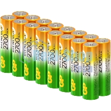 Аккумулятор GP 270AAHCRGY AA NiMH 2700mAh (16шт) спайка