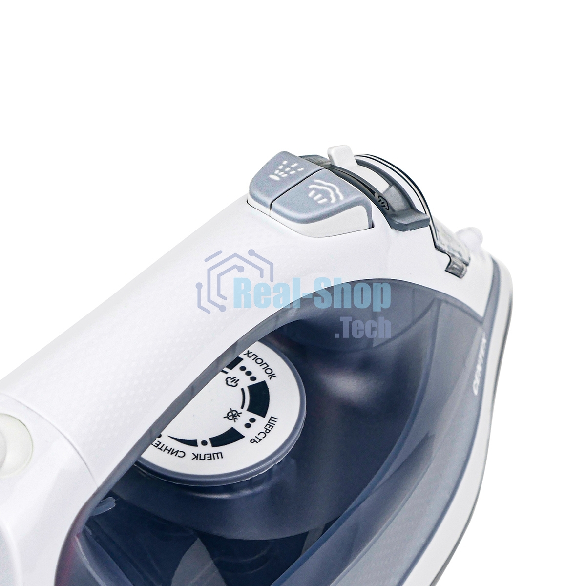 Утюг Centek CT-2308 белый, 2800 Вт, 50 г/мин, 190 г/мин, 300 мл