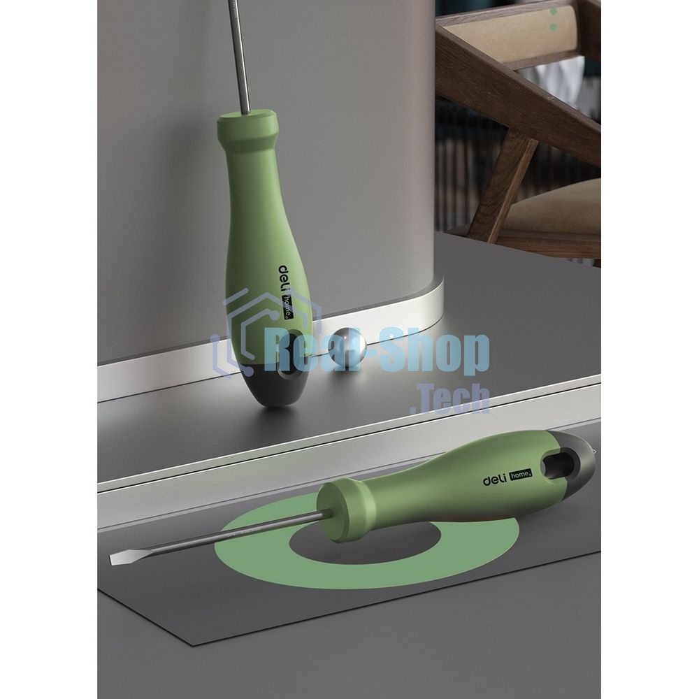 Отвертка шлицевая Home Series Green