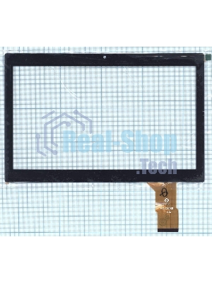 Сенсорное стекло (тачскрин) AT-C1088, черное
