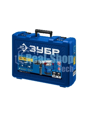 Перфоратор Зубр 1350 Вт, 45 мм, SDS Max, серия Профессионал