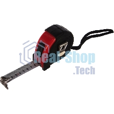 Рулетка Matrix Status magnet fixation, 7,5 м х 25 мм, обрезиненный корпус, зацеп с магнитом