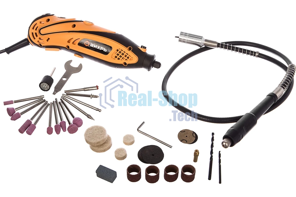 Прямошлифовальная машина (гравер) ВИХРЬ Г-160ГВ Гравер 72/4/2 160 Вт, 30000 об/мин, 2.3-3.2 мм, 0.63 кг