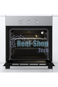 Встраиваемый духовой шкаф электрический Gorenje BO6727E03NX, черный/серебристый