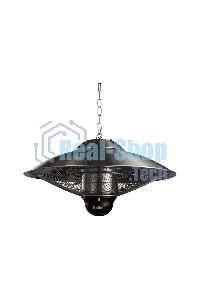 Обогреватель инфракрасный Ballu BIH-LL-2.1-S серебристый, карбоновый, 2100 Вт, 20 м2