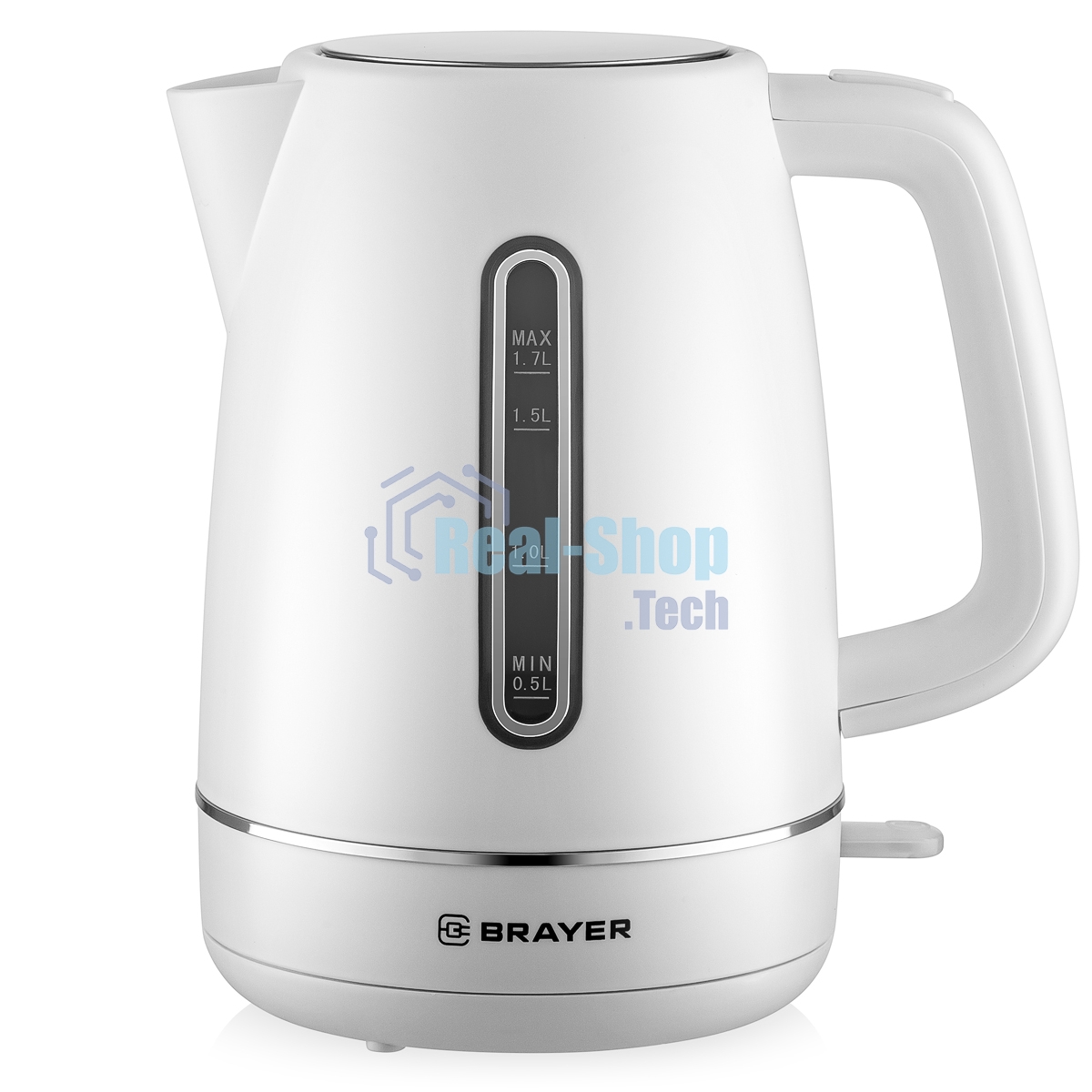 Чайник электрический BRAYER BR6103WH 2200Вт, 1.7л, белый
