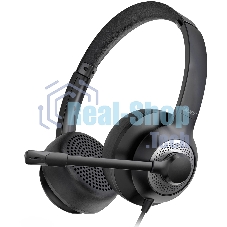 Гарнитура Acer OHW309 чёрный, проводная, USB/mini jack 3.5 мм
