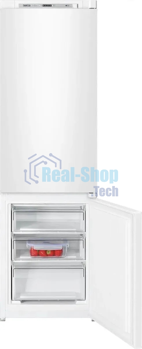 Встраиваемый холодильник Atlant ХМ-4319-101 белый двухкамерный 175/70л морозилка снизу
