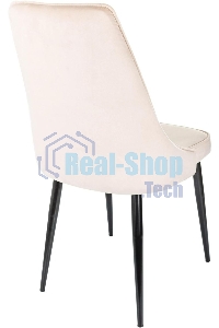 Стул для дома Бюрократ CH-K4 бежевый Holland 06 металл черный на ножках