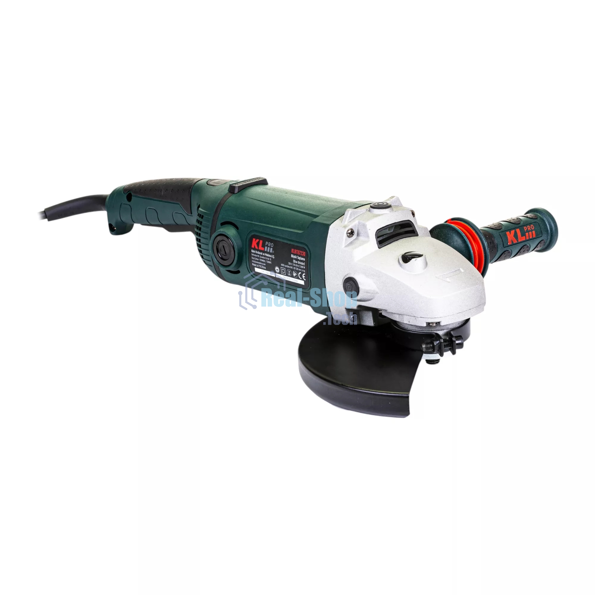 Угловая шлифовальная машина (болгарка) KLPRO KLBT87230 (2600вт, 6500 об/мин, 230мм)