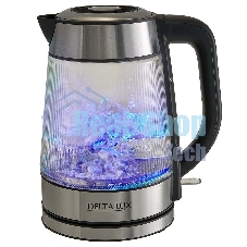 Чайник электрический DELTA LUX DE-1024 2,2кВт, 1,7 л