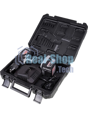 Дрель-шуруповерт ИНТЕРСКОЛ ДАУ-13/18В, 18 В, 4 Ач, 60 Нм, бесщеточный, ударный