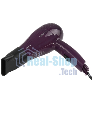 Фен Scarlett SC-HD70T24 фиолетовый/черный, 850 Вт, компактный