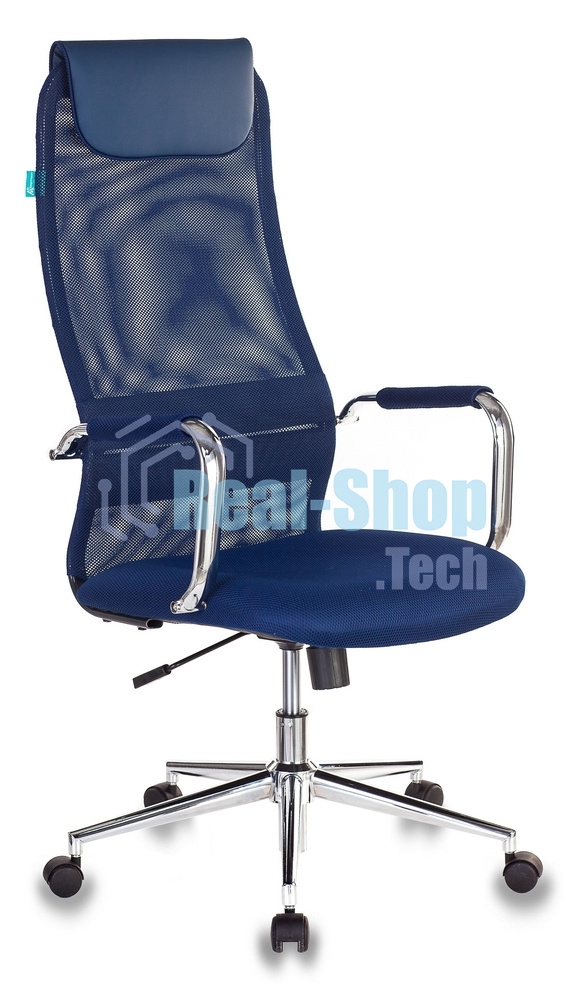 Кресло Бюрократ KB-9N/DB/TW-10N TW-01 TW-11 синий, сетка