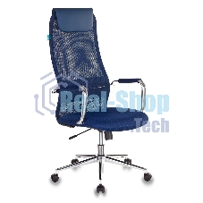 Кресло Бюрократ KB-9N/DB/TW-10N TW-01 TW-11 синий, сетка