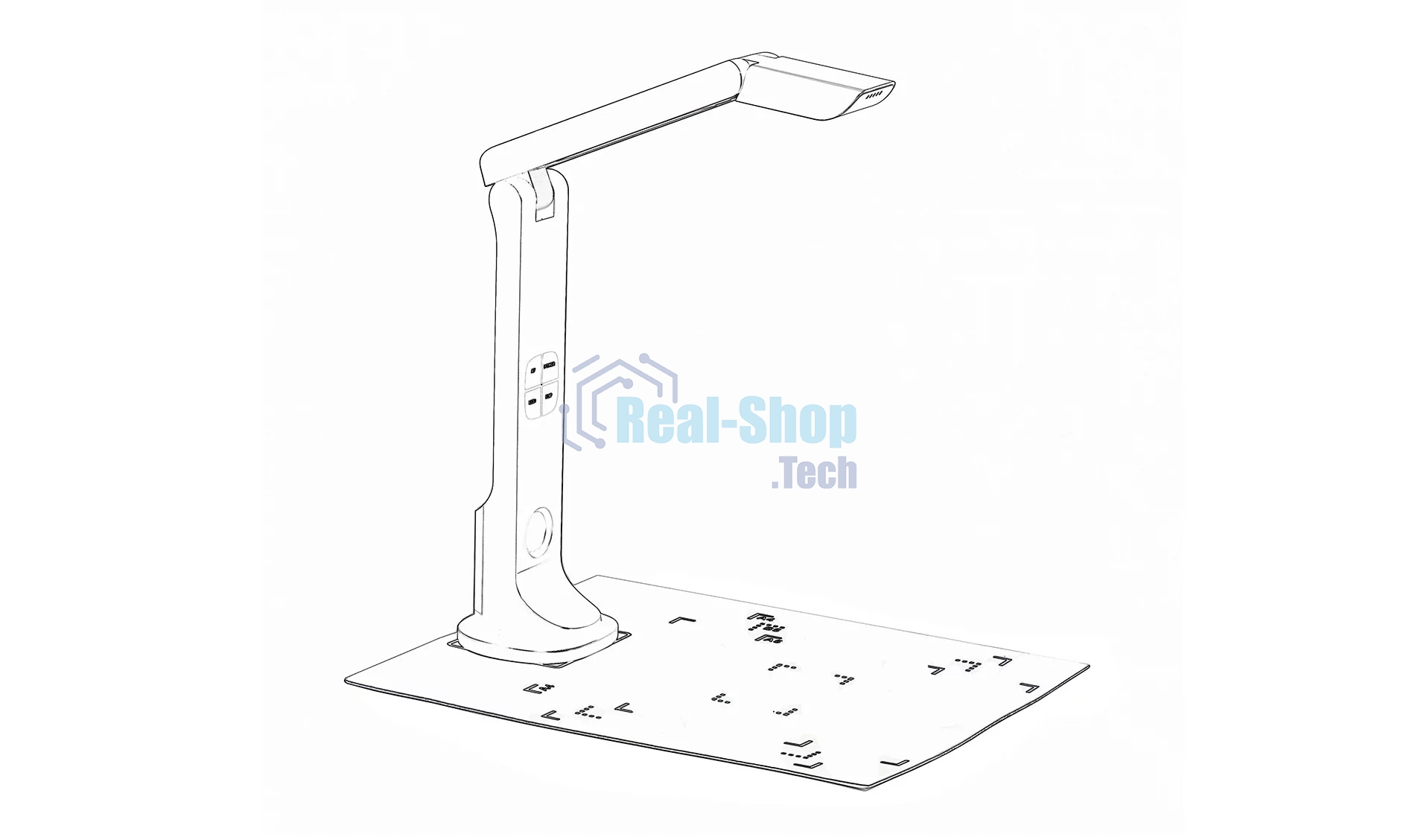 Документ-камера IQBoard [IQView E4510Pro] 13 мегапикселей (разрешение 3264х2448) USB-C, A3 (лицензионный ключ поддерживает только один компьютер)