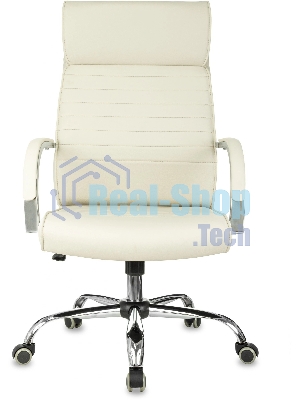Кресло Бюрократ T-8010SL/IVORY слоновая кость, экокожа