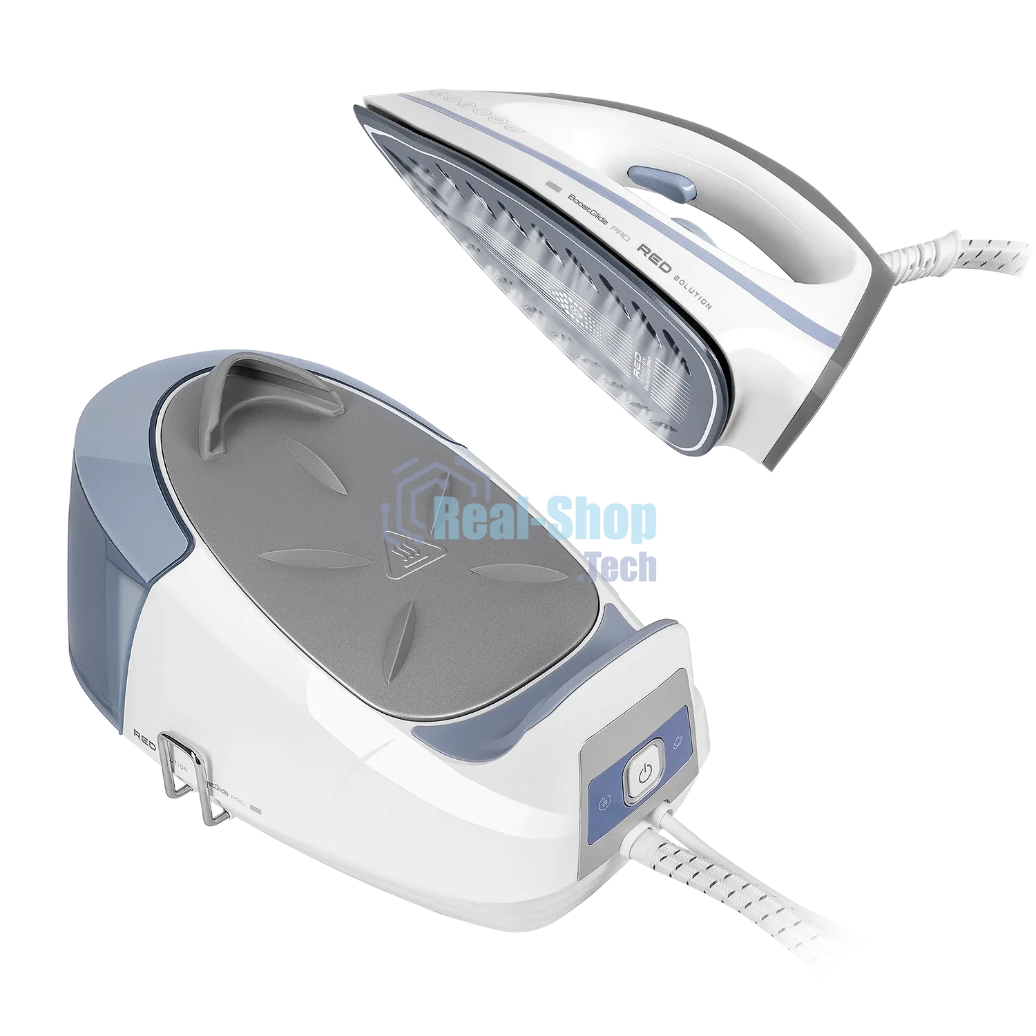 Парогенератор Red Solution RSS-5909 2400Вт белый/голубой