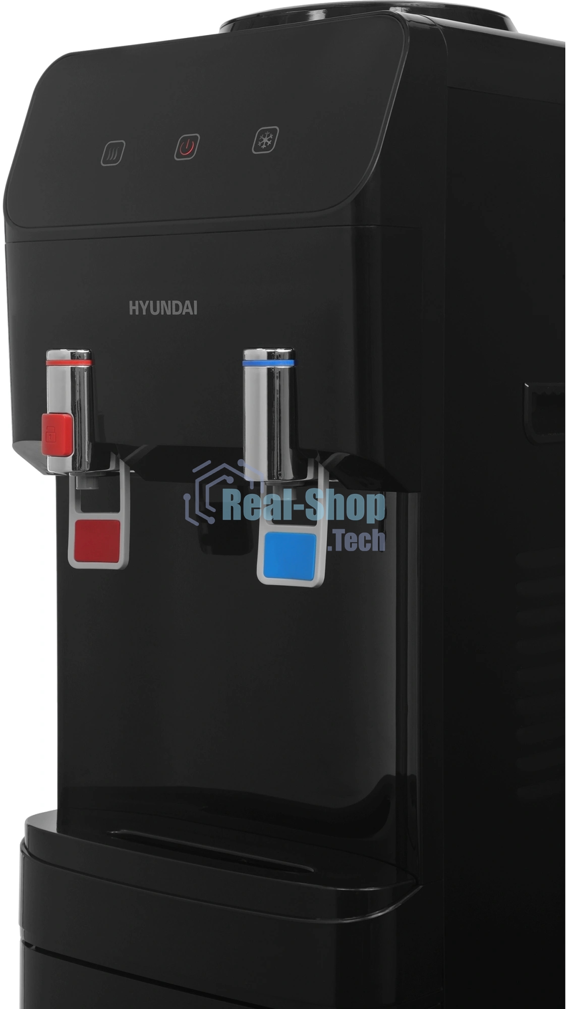 Кулер Hyundai H-WD4240E напольный электронный черный