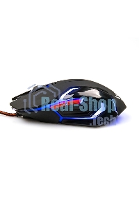 Мышь проводная Nakatomi MOG-20U черный, 2400 dpi, USB, кнопки - 6