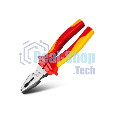 Плоскогубцы Deli DL512008 диэлектрические комбинированные, 200 мм, сталь Cr-V, сертификат VDE для работ под напряжением до 1000 В