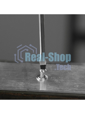 Отвертка Denzel SL4х100 мм, S2, 3к рукоятка