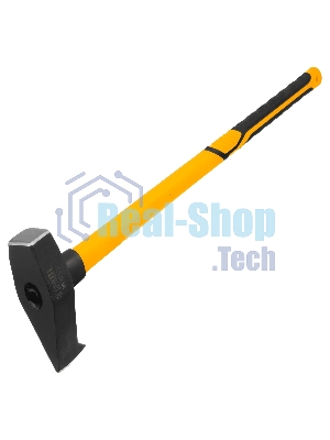 Колун-кувалда Denzel 3000 г, кованая, фибергласовая рукоятка c TPR покрытием, 880 мм