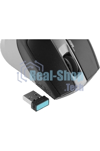 Мышь беспроводная A4Tech Fstyler FG35 серый/черный, 2000 dpi, радиоканал, USB, кнопки - 6