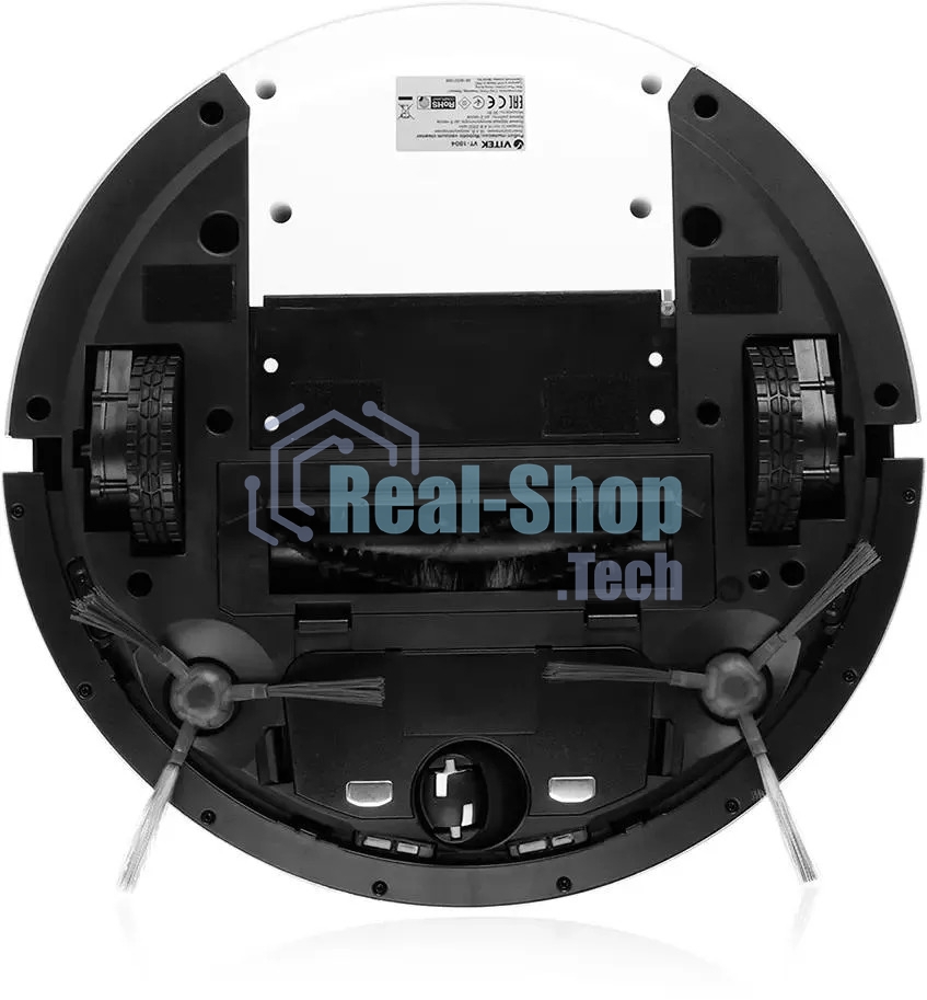 Пылесос-робот Vitek VT-1804 белый/серый, Li-Ion, уборка влажная, пылесборник контейнер 0.45 л